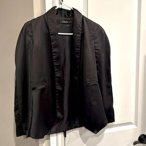 Sateen blazer cape. Size XL.